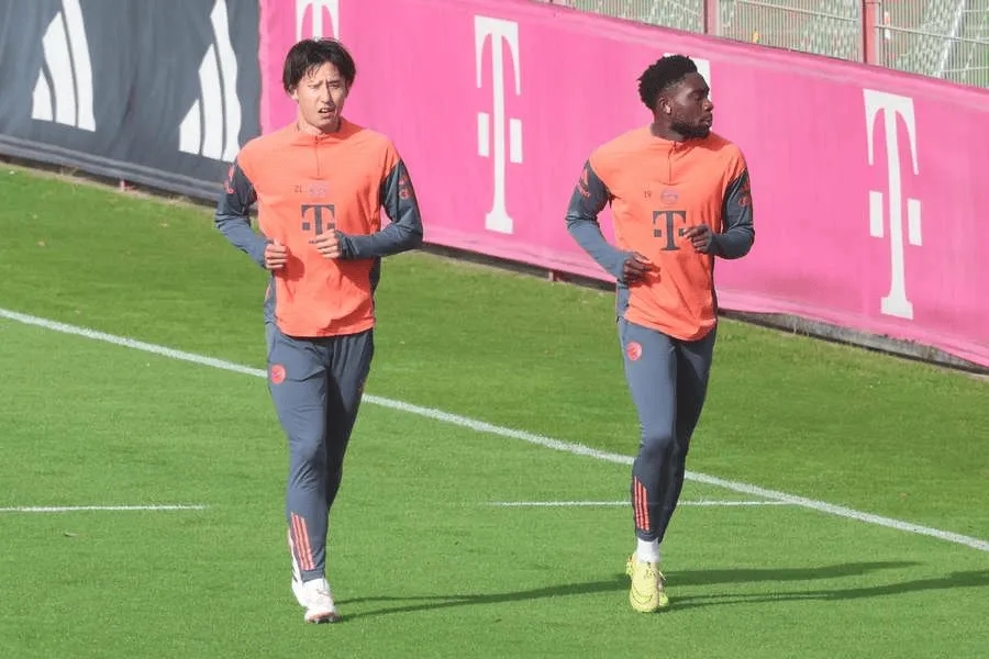 图片报：伊藤洋辉&amp;amp;阿方索能进行跑动训练，但本轮还不能复出